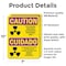 Signmission Radiation & Laser Sign, 10 in H x 7 in W, Vinyl Decal, Rectangle OS-2PACK-CR-D-710-L-10167 - alternate 6